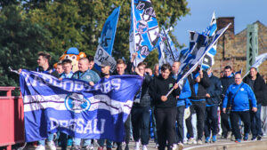 Fanmarsch vor dem Heimspiel gegen die HSG Nordhorn-Lingen Saison 2024/25